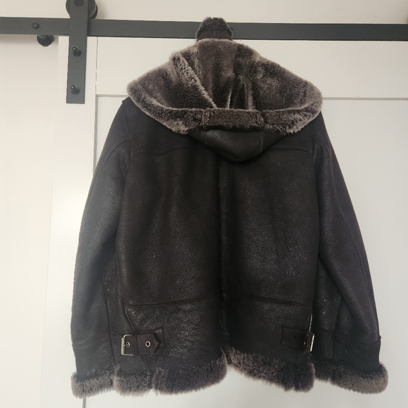 Shearling Bomber Jacket - Picture 7 of 12